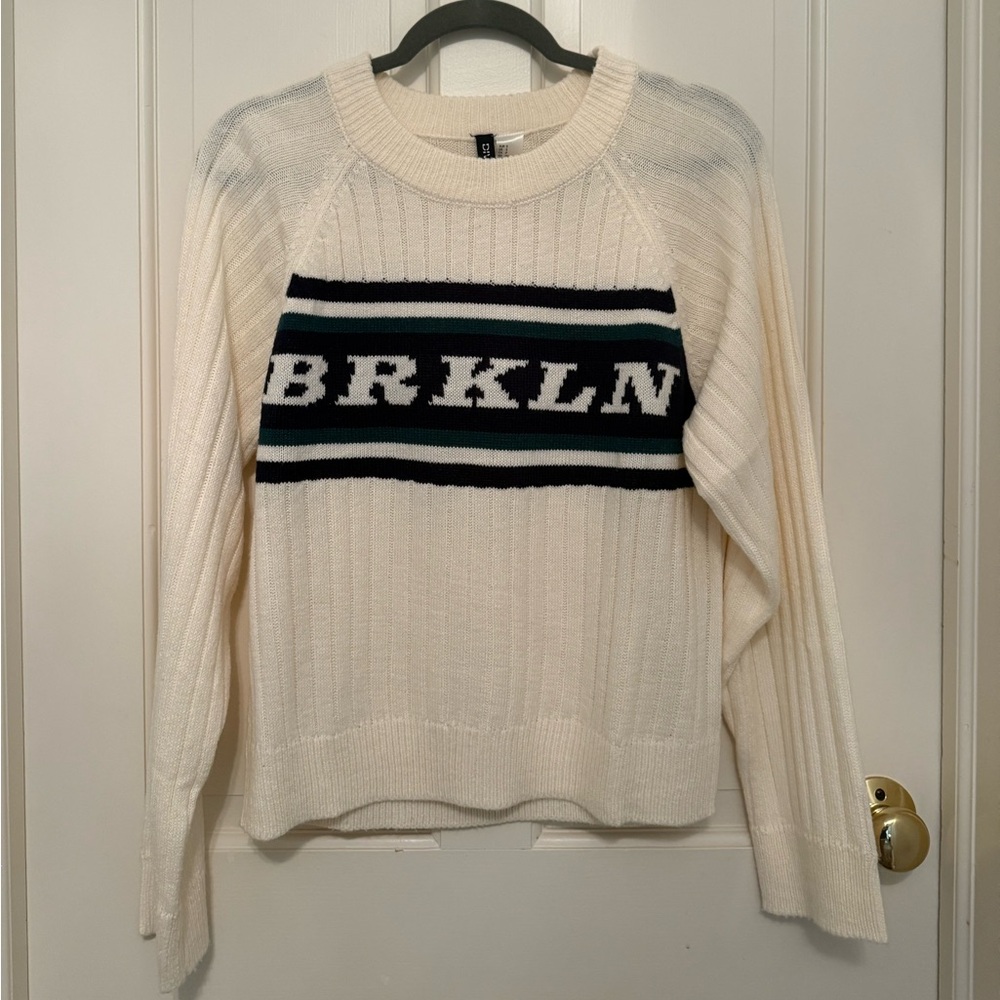 H&M Brooklyn Cream Sweater